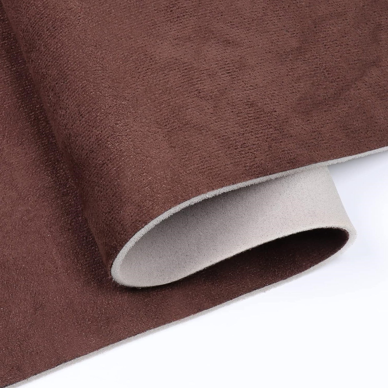 Gray Suede Headliner Fabric 8x5 FT - 3/16 Inch Foam Backing For Car, RV, Truck & Boat Interiors