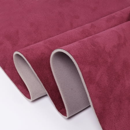 Foam Backing Suede Headliner Fabric Material Automotive Upholstery 8FT x 5FT Wine Red