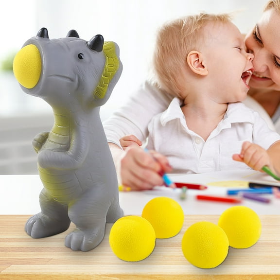 Foam Ball Popper Toy - Squeeze & Launch Unicorn Toy w/ Foam Balls Included – Animal Ball Shooting Squishy Toy, Toddler Toys