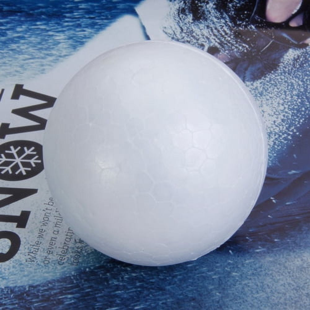 Foam Balls Bulk - 10 Pack Large White Polystyrene Foam Ball for Arts ...