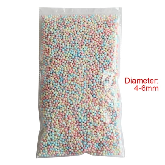 Foam Balls Polystyrene Beads,Foam Beads for Slime for DIY Craft Polystyrene Balls Party Decoration