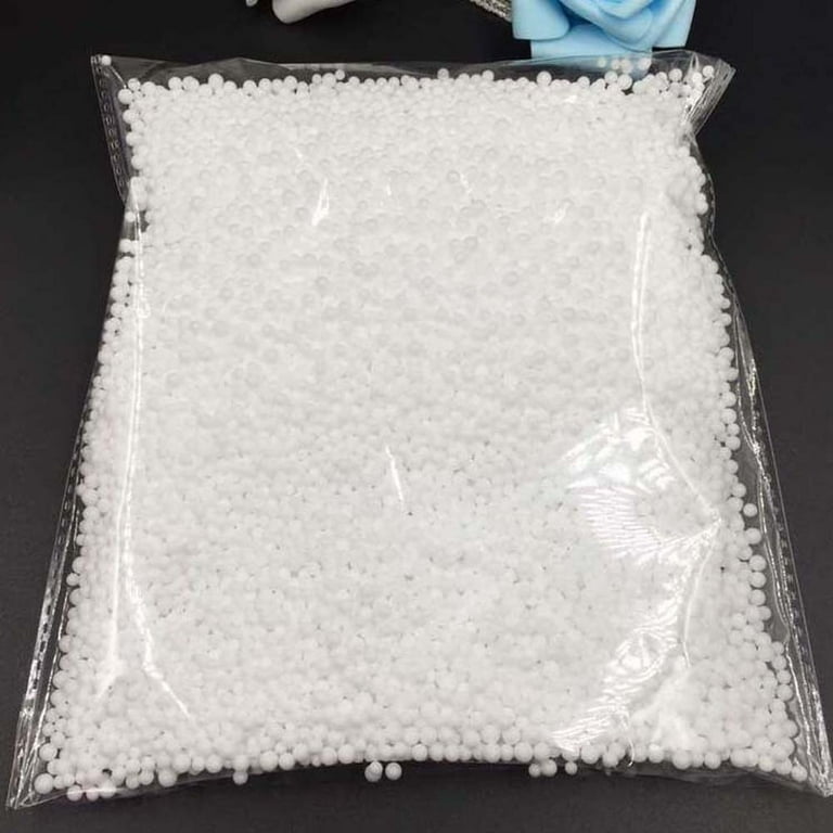 Foam Balls Polystyrene Beads，White Foam Beads for Slime 2-3mm for