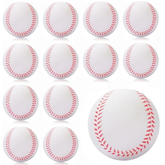 Xueyu Foam Training Baseball 12 Pack, Soft Baseballs Training Ball for Safe Throwing, Catching and Batting Practice, Perfect for Hitting and Indoor or Outdoor Play, Baseball Gifts for Boys Girls Kids
