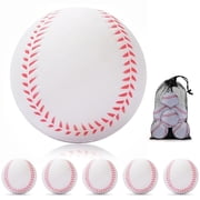 Xueyu 6 Pack Foam Baseballs Training Balls, Choose Baseballs for Safe Throwing, Hitting & Pitching Training for All Skill Levels, Improve Mechanics, Indoor or Outdoor Play, Baseballs for Kids
