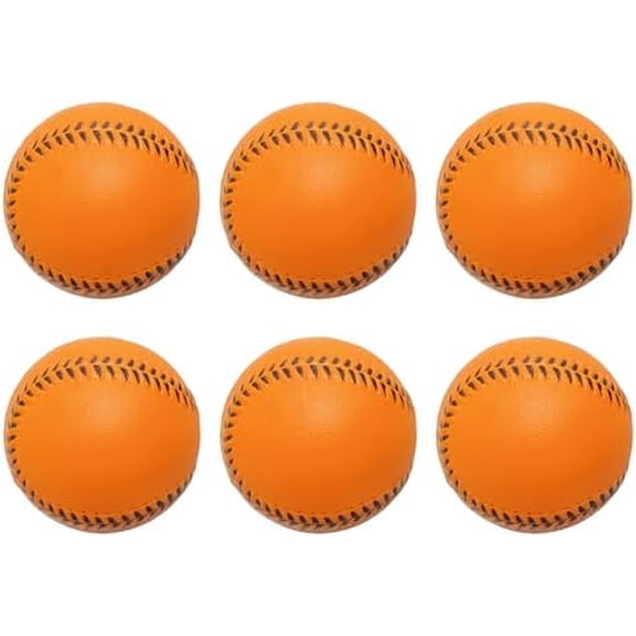 Foam Baseballs Softballs Practice Training Ball for Beginners Hand Exercise Squeeze Ball for Safe Throwing Catching and Batting Practice