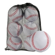Foam Training Baseball 12 Pack, Soft Baseballs Training Ball for Safe Throwing, Catching and Batting Practice, Perfect for Hitting and Indoor or Outdoor Play, Baseball Gifts for Boys Girls Kids