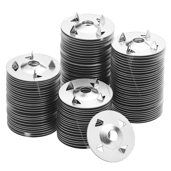 Foam Board Fasteners Washers, 500 PCS 1-1/8" Steel Washers for Fixing Insulation Board Foam Board
