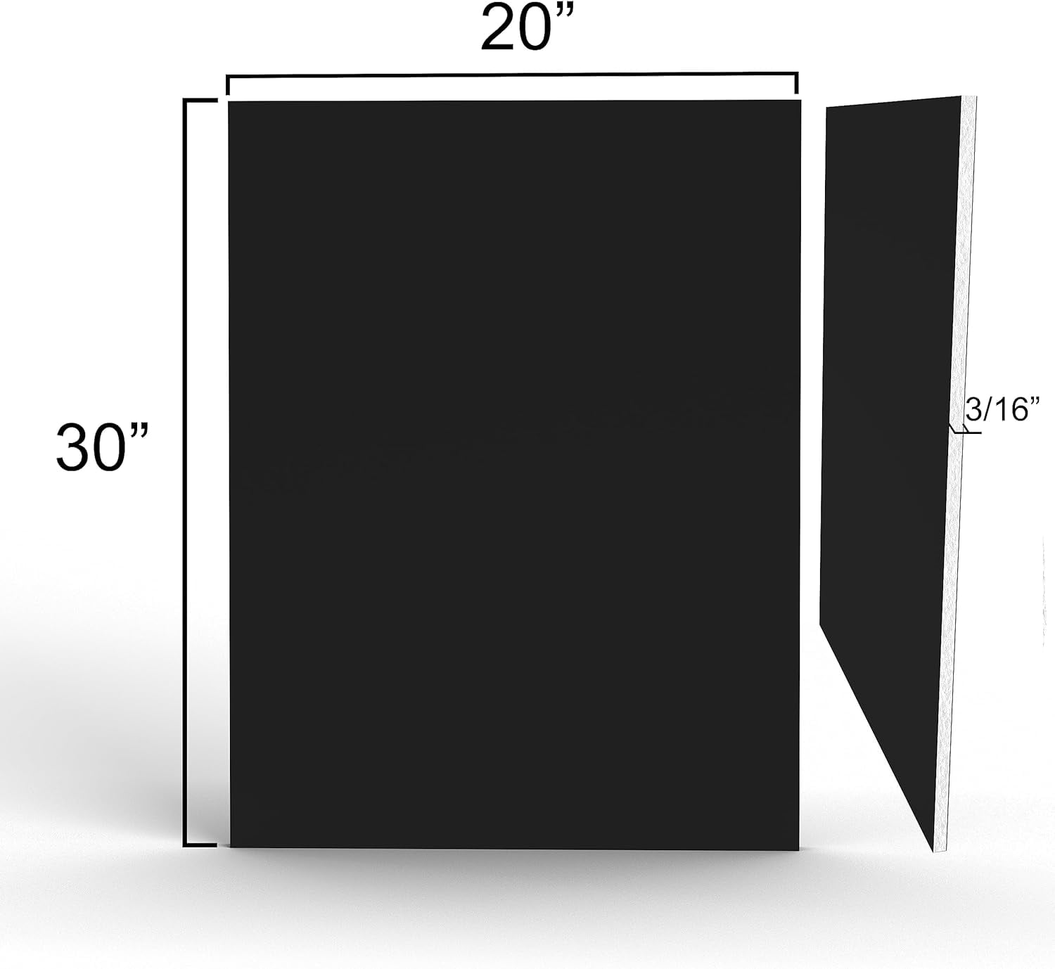 Foam Board, Foam Board 20x30, Black Foam Board, Presentation Foam Board