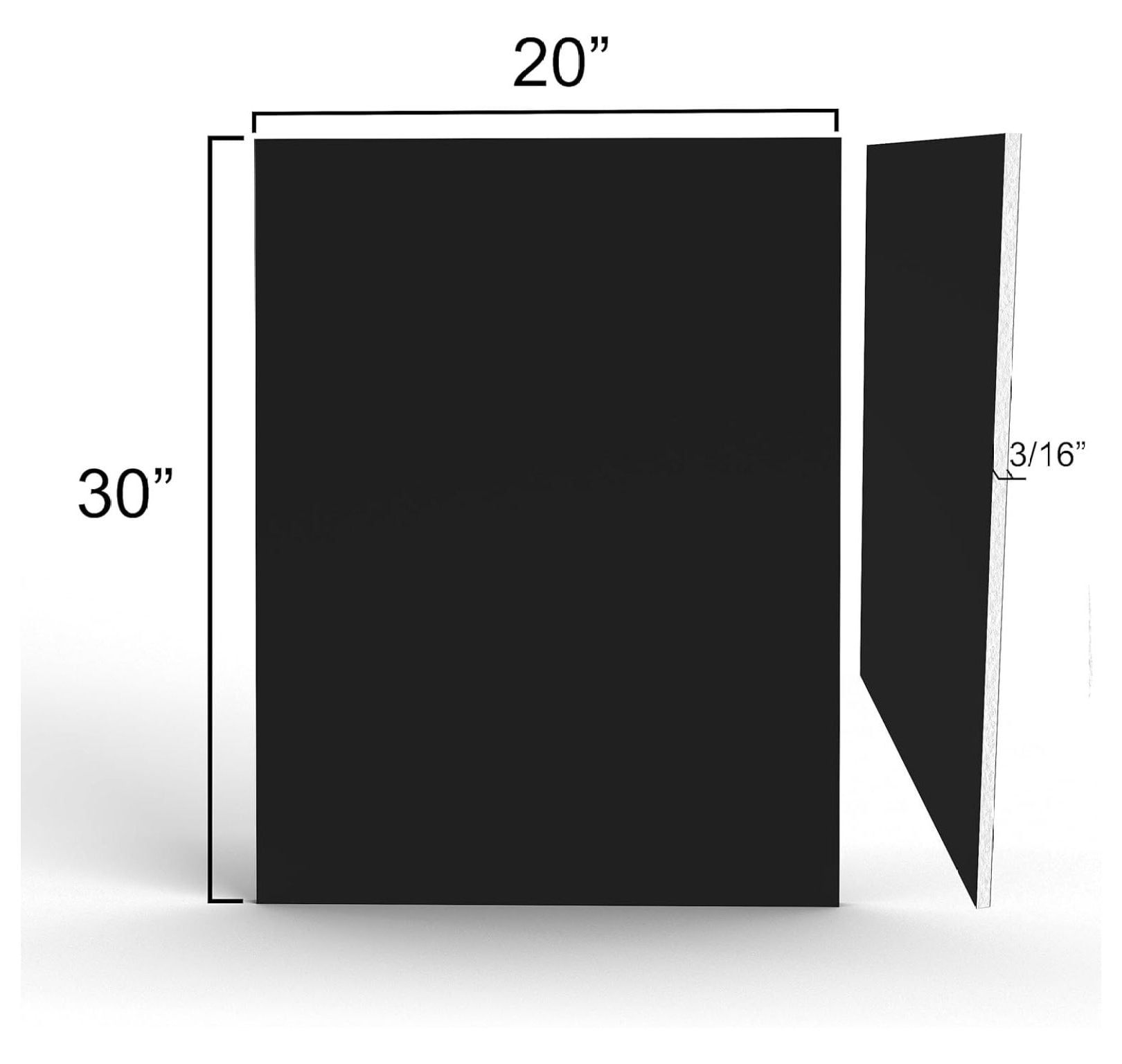 Foam Board, Foam Board 20x30, Black Foam Board, Presentation Foam Board