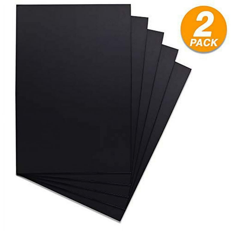 Hygloss Glossy Black Poster Board for Signs, Banners, School Projects, Home, Office and More-20 x 26 inches-25 Sheets