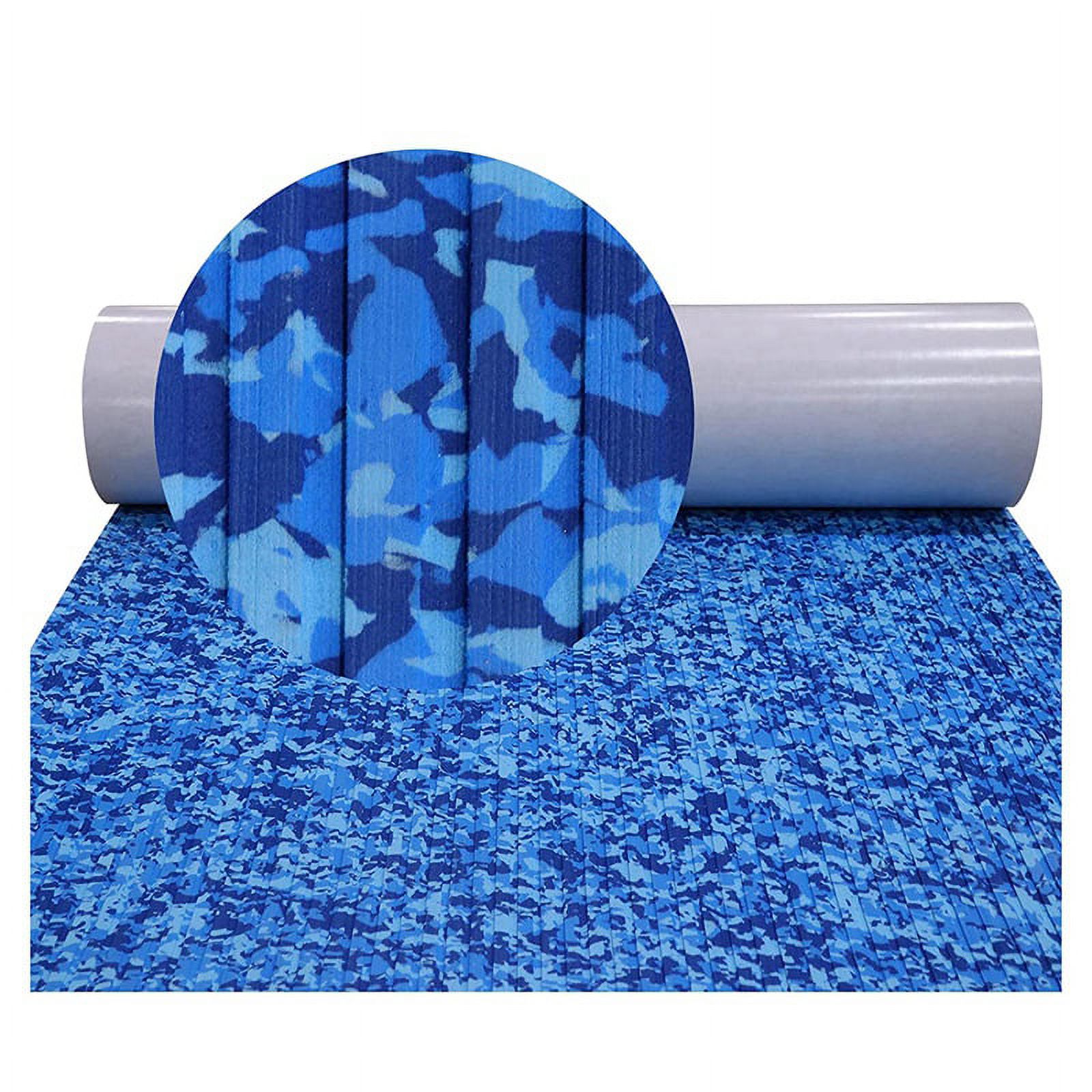 Foam Boat Marine Flooring 47.24X17.71 Inch,Ocean Camo Boat Decking Boats SelfAdhesive Non Deck