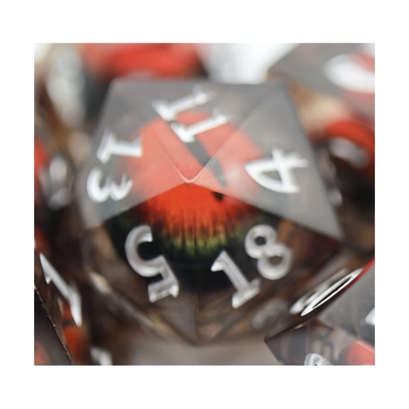 Foam Brain Games 35mm Moving Eye d20 - Nightvision Eye New