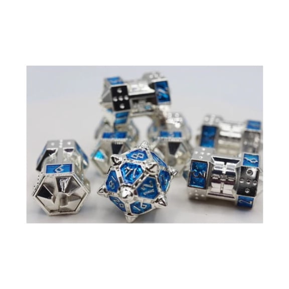 Foam Brain Games CCG Dice Set - Interstellar Indigo (7) New