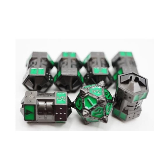 Foam Brain Games CCG Dice Set - Radioactive Rocket (7) New