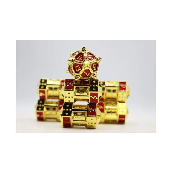 Foam Brain Games CCG Dice Set - Solar Ruby (7) New