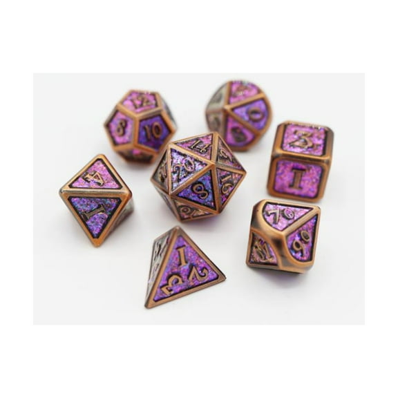 Foam Brain Games Poly Set - Copper Confetti (7) New