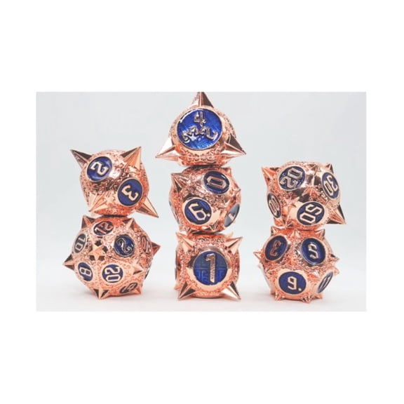 Foam Brain Games Poly Set - Copper-Lit Space (7) New