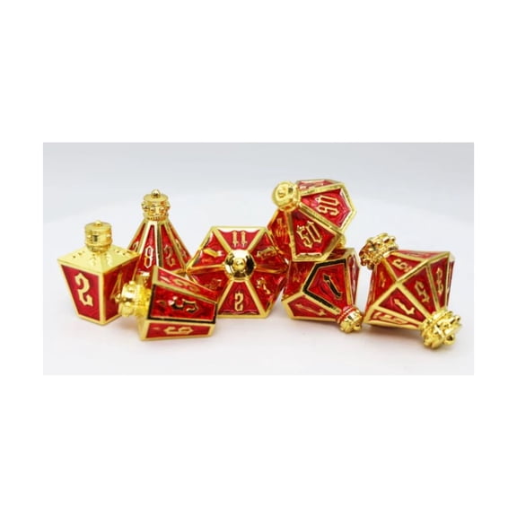 Foam Brain Games Poly Set - Golden Starfire (7) New