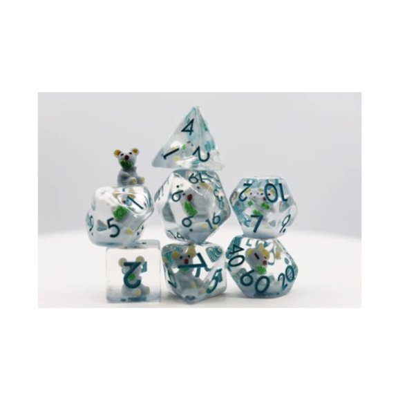 Foam Brain Games Poly Set - Koala w/Blue (7) New