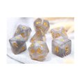 thumbnail image 1 of Foam Brain Games Poly Set - Onyxstone w/Gold (7) New, 1 of 1