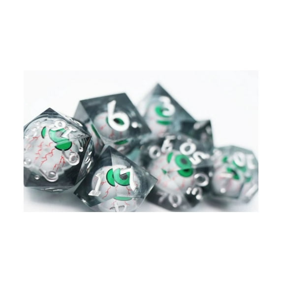 Foam Brain Games Sharp Edge Moving Eye Poly Set - Inkshot (7) New