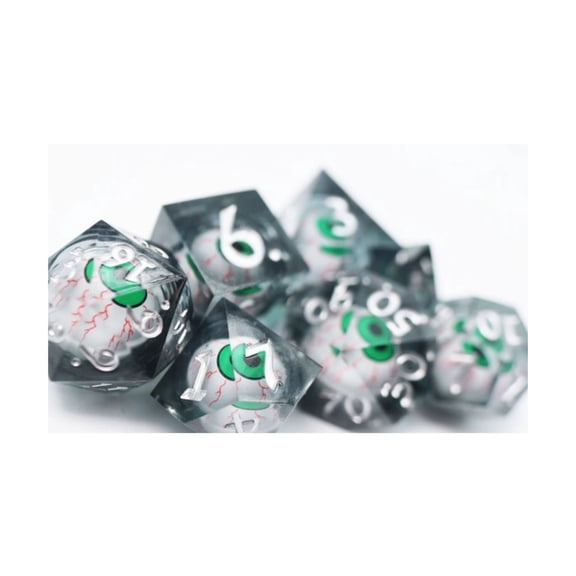 Foam Brain Games Sharp Edge Moving Eye Poly Set - Inkshot (7) New