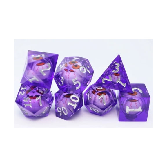 Foam Brain Games Sharp Edge Moving Eye Poly Set - Mageshot (7) New