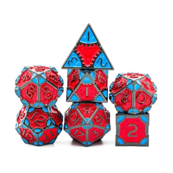 Foam Brain Games Steampunk Poly Set - Rockabilly (7) New