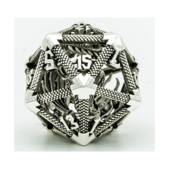 Foam Brain Games d20 Hollow Dragon Keep - Silver New