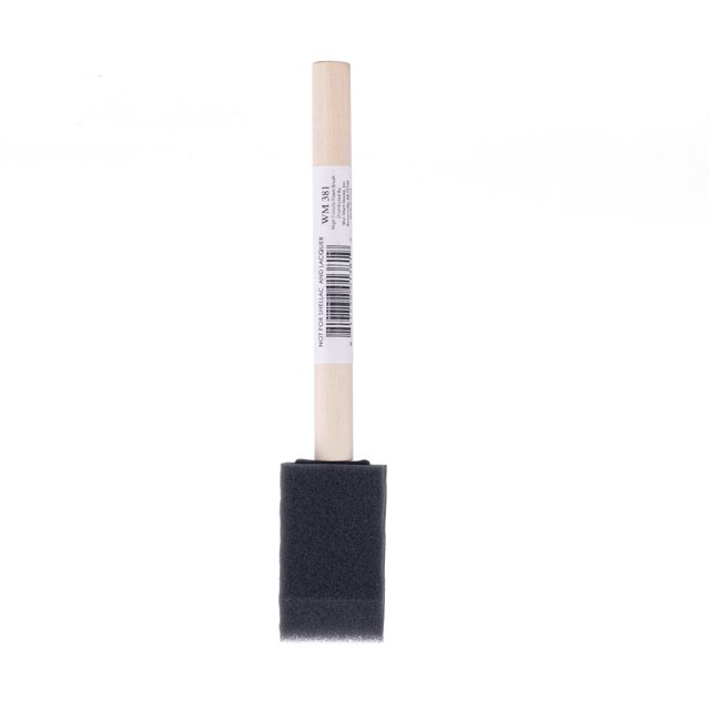 Foam Brush 1in. Household Paintbrush for Paint and Craft Projects