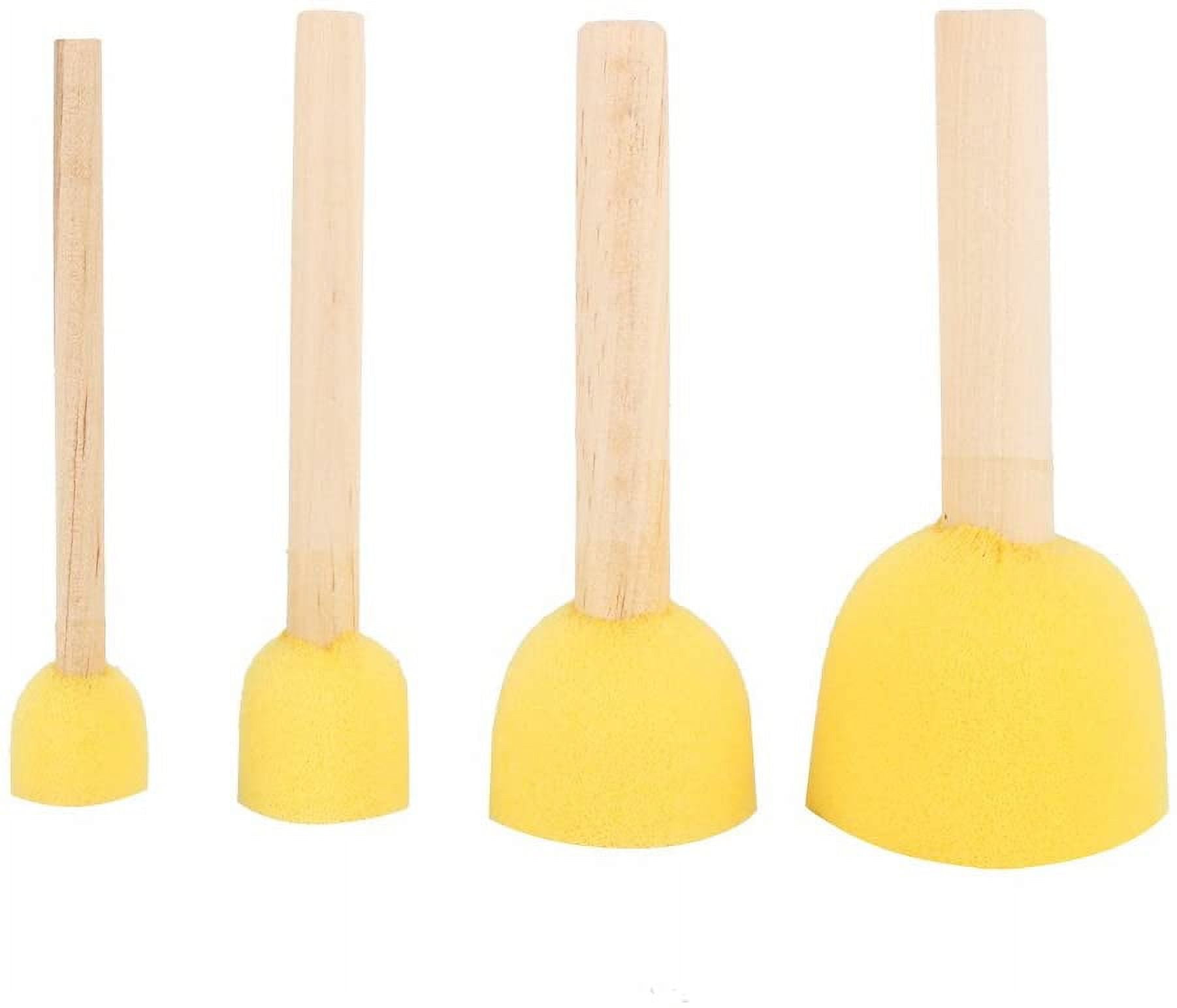Foam Brush Assorted Round Foam Paint Brushes Childrens Painting Sponge
