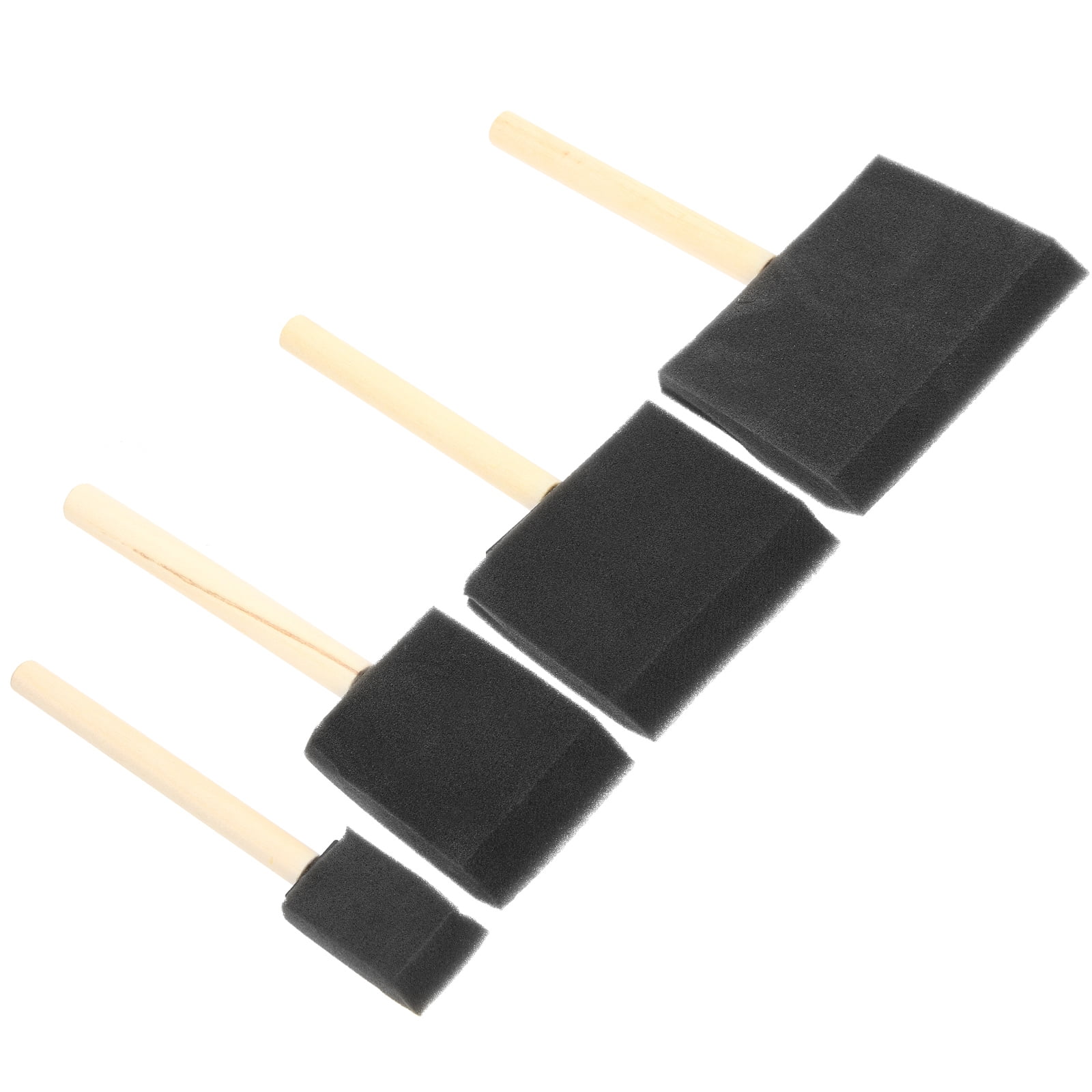 Foam Brush Sponge 3 Sets Art Sponges Paint for Painting Brushes Template Child Wood