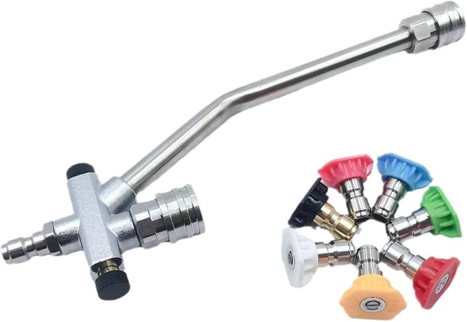 Foam Cannon Dual Connector Accessory, Pressure Washer Double Tip