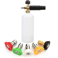 Foam Cannon DualConnector Accessory, Pressure Washer Double Tip