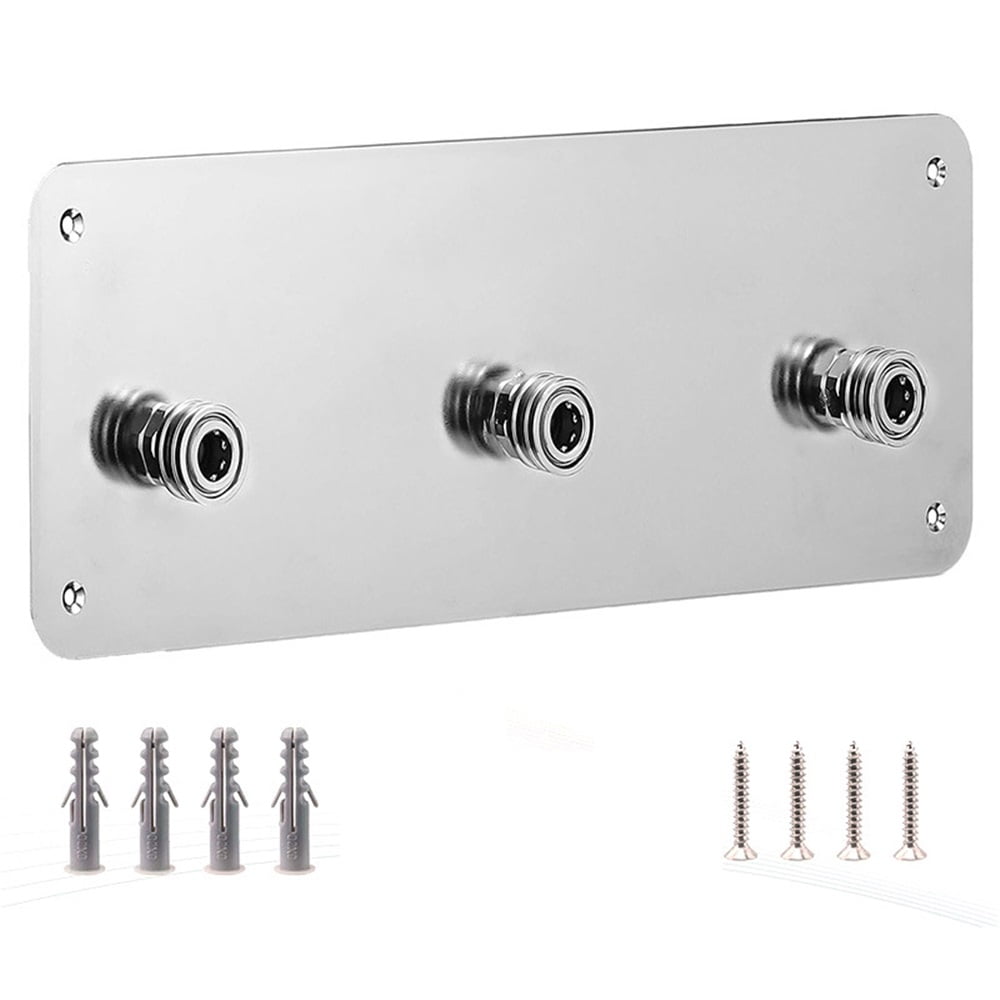 Foam Cannon Holder Pressure Washer Wall Mount Bracket Pressure Washer Nozzle Tips and Extension Wands Storage Organizer Car Wash Accessories Stainless Steel Tool Rack