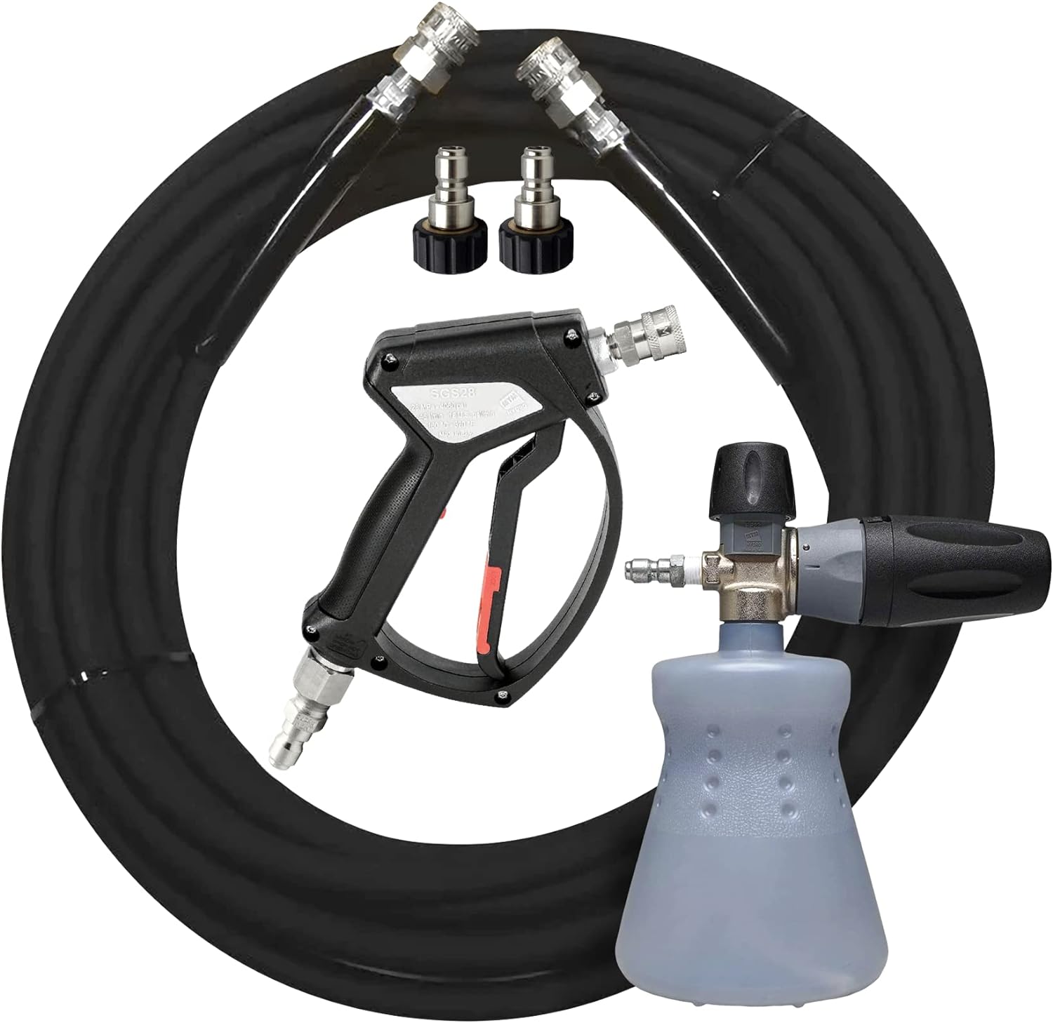 Foam Cannon Kit, Pressure Washer Car Wash Sprayer Gun, High Pressure
