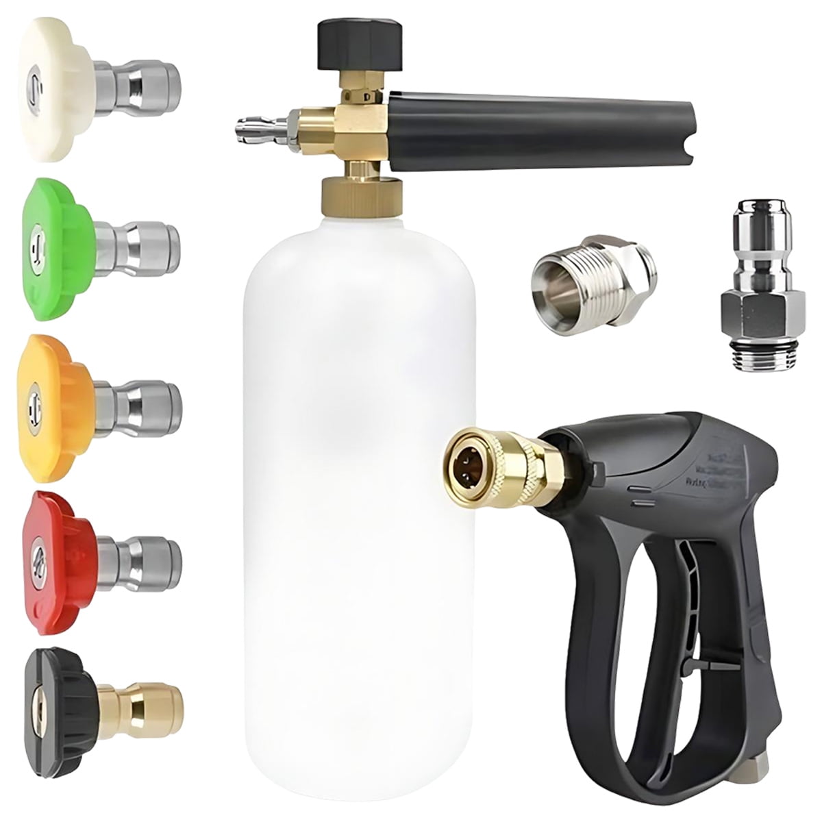 Foam Cannon, Legitimaty Foam Cannon,High Pressure Foam Sprayer, Snow Foam Spray, High Pressure Cleaning Foam Cannon, 1L Bottle Foam Cannon, Car Wash Foam Sprayer, Boat Wash Foam Cannon