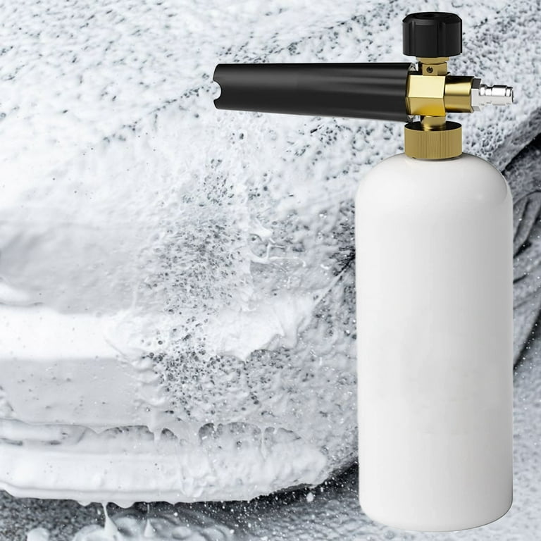 Foam Cannon Pressure Washer Accessories Car Wash Foam Gun Sprayer with 1/4  Inch Quick Connector Snow Foam Lance Jet Wash Quick Release Adjustable