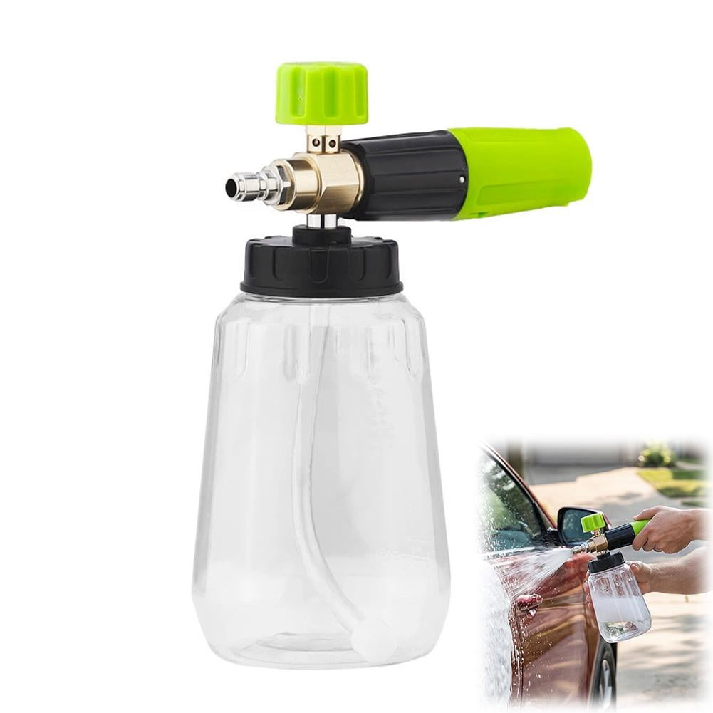 Foam Cannon Sprayer for Garden Hose – Self-Locking Pressure Washer Attachment, Adjustable Snow Foam Lance for Patio & Car