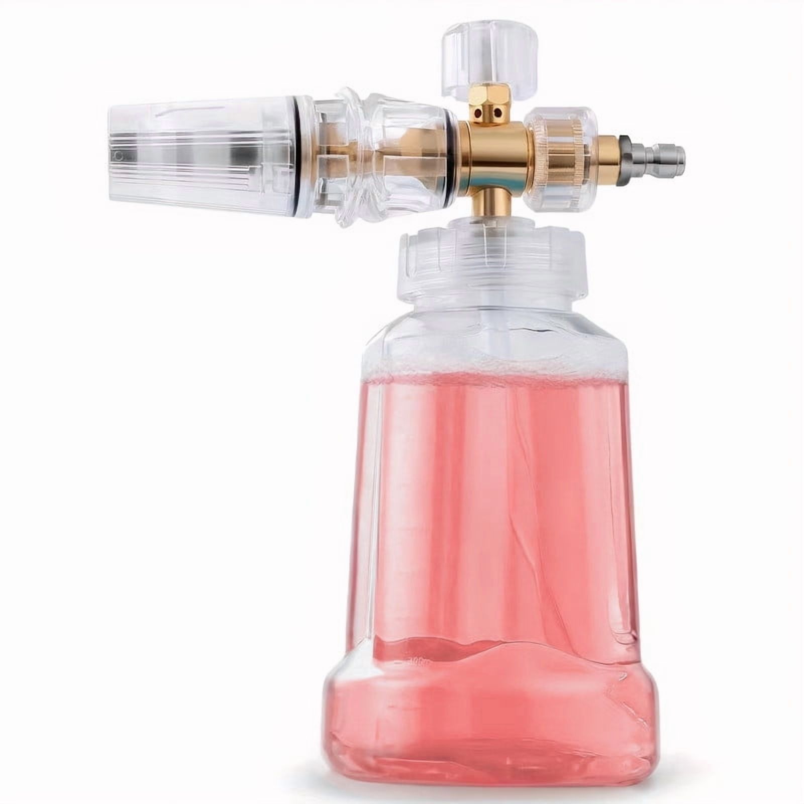 Foam Cannon for Pressure Washer, Adjustable Foam Gun with Max Coverage for Car Wash, 1/4" connector