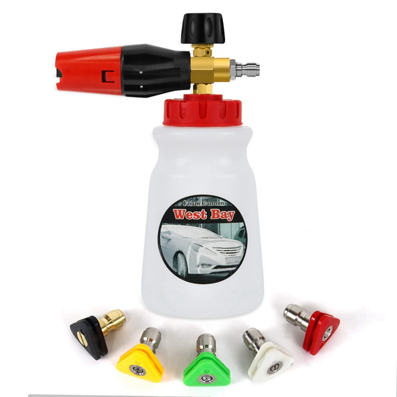 Foam Cannon for Pressure Washer, Adjustable Snow Foam with 1/4 Inch