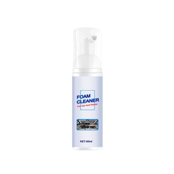 Foam Car Interior Cleaner with No-Rinse Formula for Steering Wheel Seats and Dashboard Multi-Surface Auto Detailing Spray in 30/60/100ml Bottles Quick Drying and Odor Eliminator