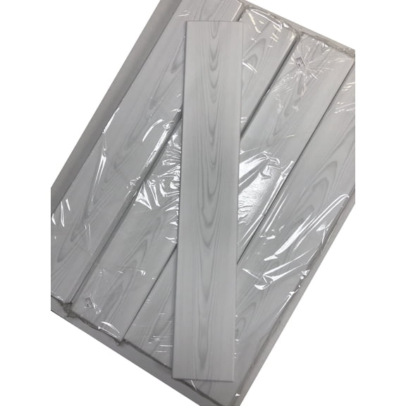 Foam Ceiling Planks - Silver Birch Wood-Grain Finish (48pc pack - covers 84sqft)