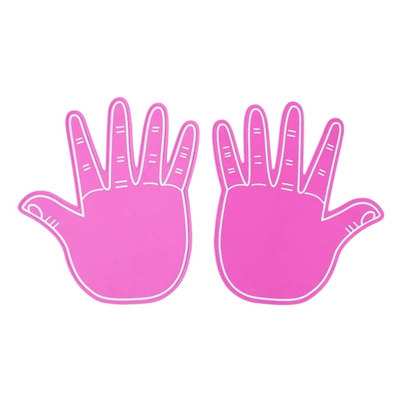 Foam Cheering Hand, Lightweight Party Prop For Games And Events, Holiday Home Accent,Purple-40X35Cm