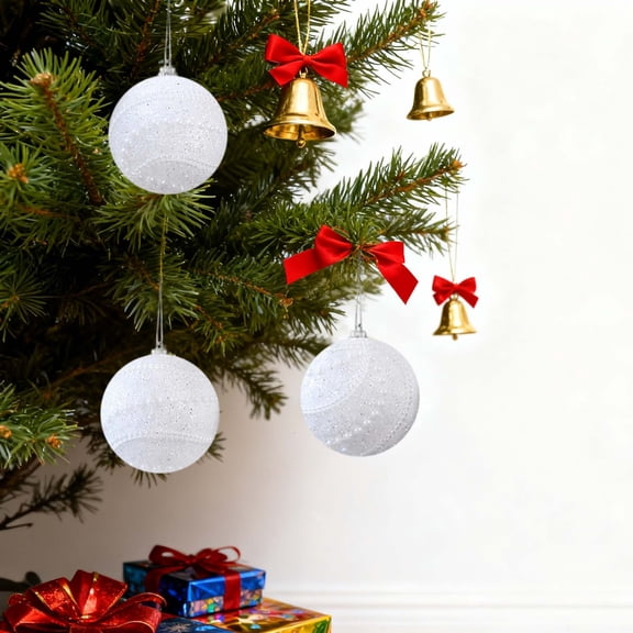 Foam Christmas Ornaments Elegant Festive Table Decorations Holiday Centerpiece Fireplace Mantel Display