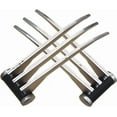 thumbnail image 1 of Foam Claws Pair, Wolverine Claws 2 PCS Set Props LARP Costume Cosplay (Silver), 1 of 6