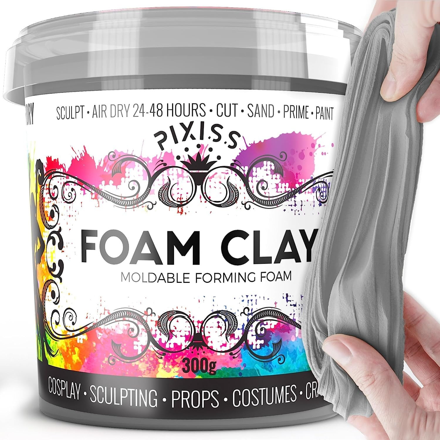 3 Pck White Foam Clay 1500 Grams Total Air Dry Foam Clay Air Dry Modeling  Clay Air Dry Clay Projects Molded Clay Foam Clay Cosplay 