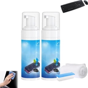 Foam Cleaner for Keyboard Mouse, Mouse Multipurpose Foam Cleaner, Computer Keyboard Cleaning Spray, Mouse and Keyboards Dry Cleaning Agent for Home Office (2PC)