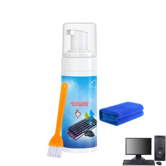 Foam Cleaner for Keyboard & Mouse, Keyboard & Electronics Cleaning Kit, Equipment Hygiene Tool Used For Home Office