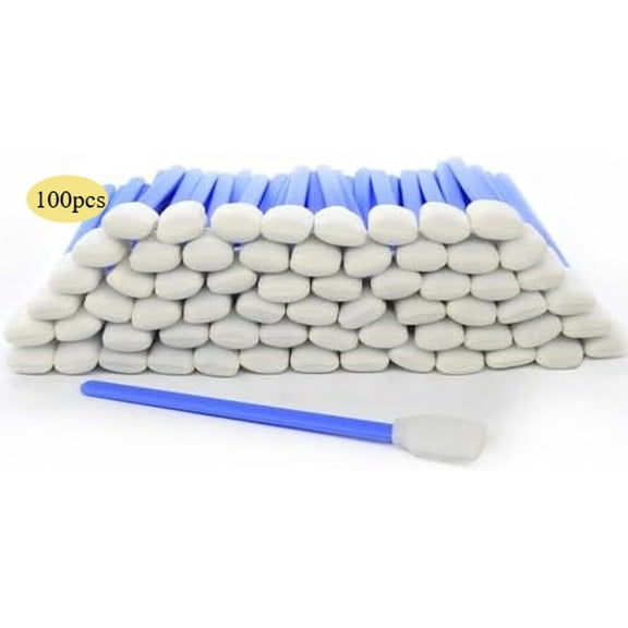 Foam Cleaning Swabs,Dust-Free Cleaning Sponge Tip Swabs for Printer Heads, Scanners, Camera Lenses, Electronics, Lab,Chip Hard Disk Industries, Optical Equipment(100pcs)